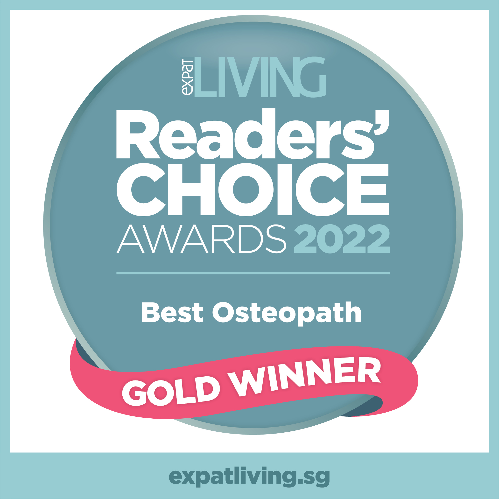 Expat Living 2022 voted Best Osteopath